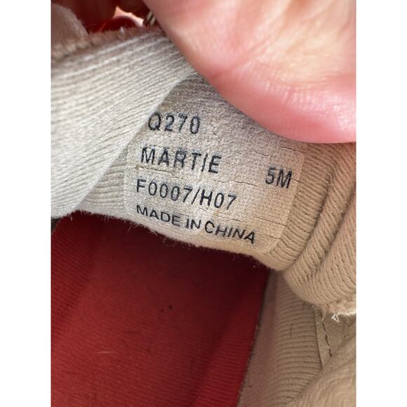 Coach Martie Q270 Rare Natural Tan Canvas And Leather Shoes Women’s 5M Preowned - Picture 9 of 13
